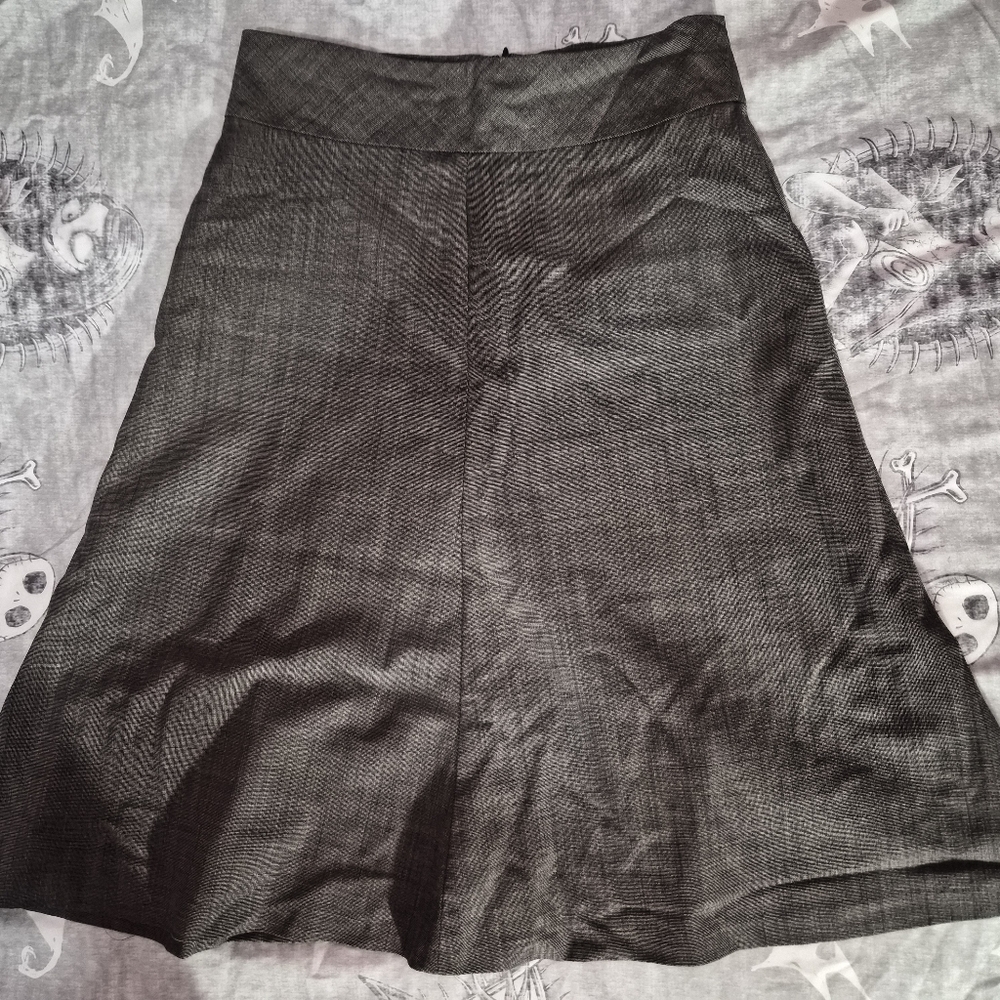 Banana Republic Charcoal A-Line Skirt